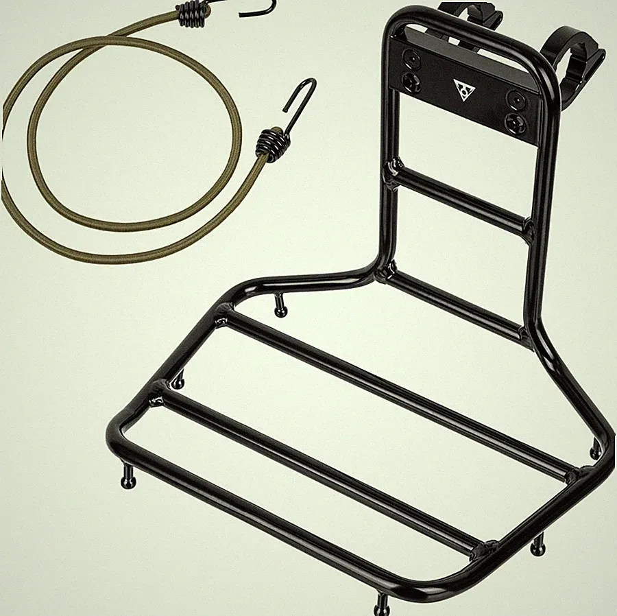 Topeak Aluminum Handlebar Rack for Road Bikes, Universal Fit & Cargo Organizer